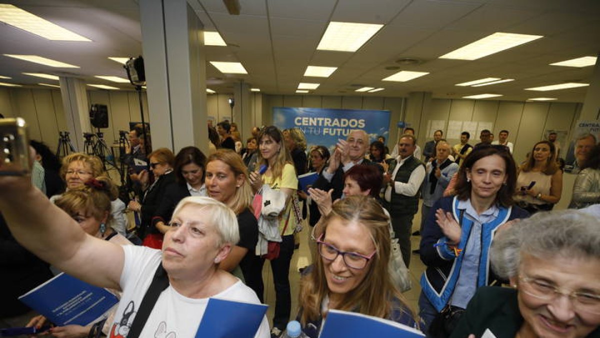 Imagen de un mitin del PP. RAMIRO