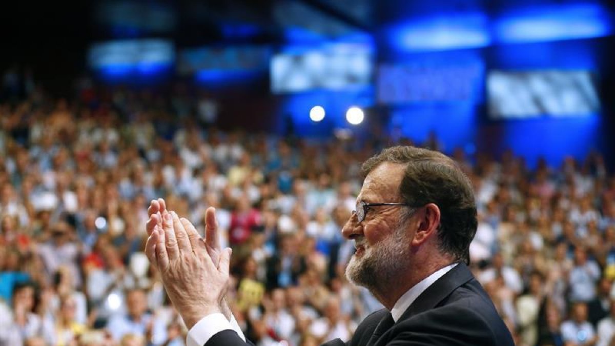 Rajoy, hoy, en su discurso de despedida