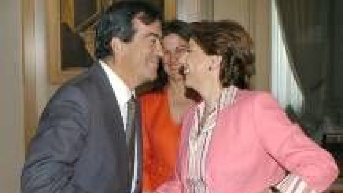 Cascos, en la entrega de la cartera de Fomento, su último acto público