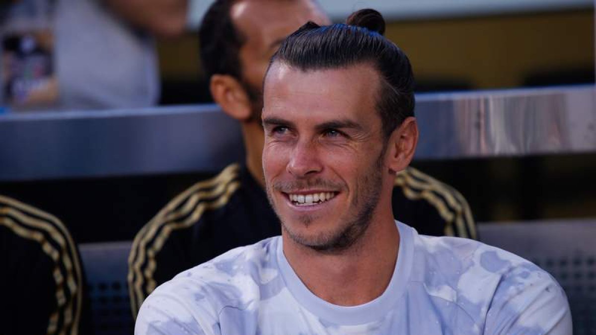 Bale fue suplente en el duelo ante el Atlético de Madrid. K. BETANCUR