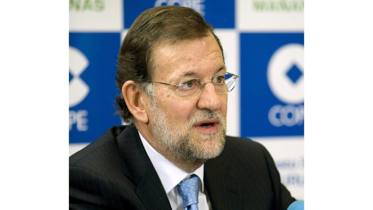 Mariano Rajoy participó ayer en un programa de radio.