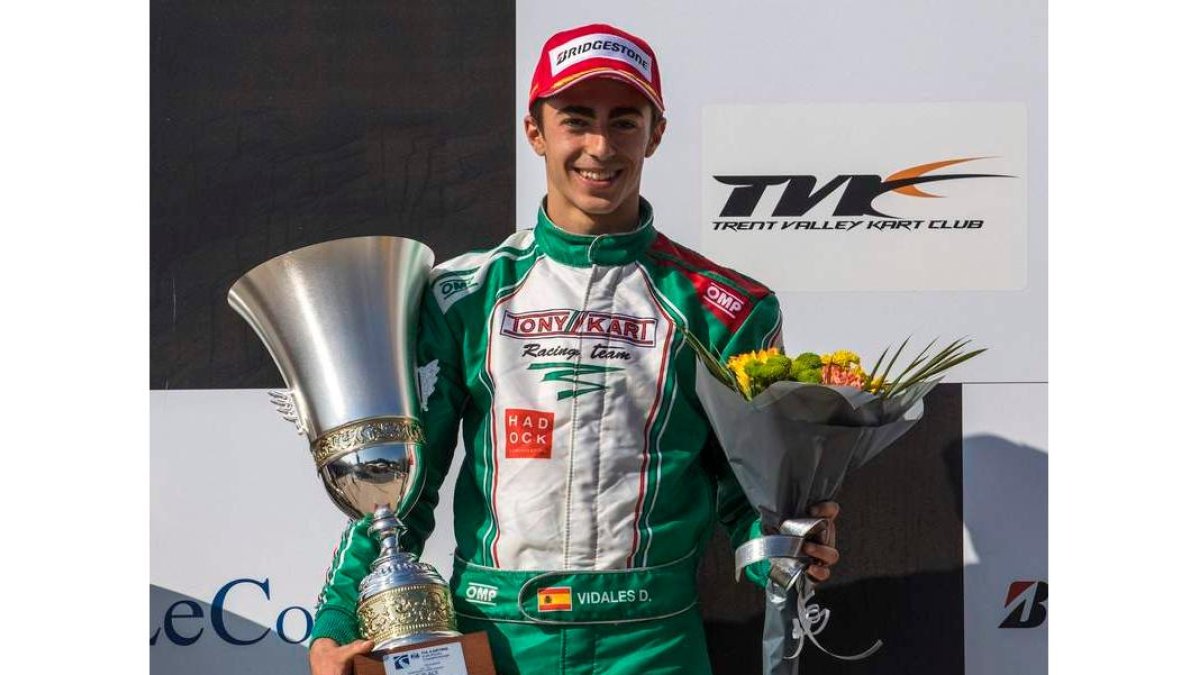 David Vidales volvió a subir al podio en el trazado sueco de Kristianstad. DL