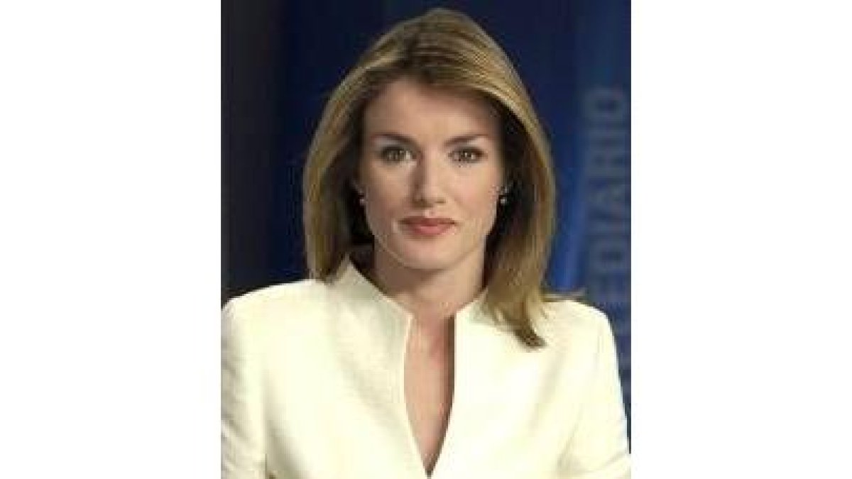 La periodista Letizia Ortiz, futura reina de España
