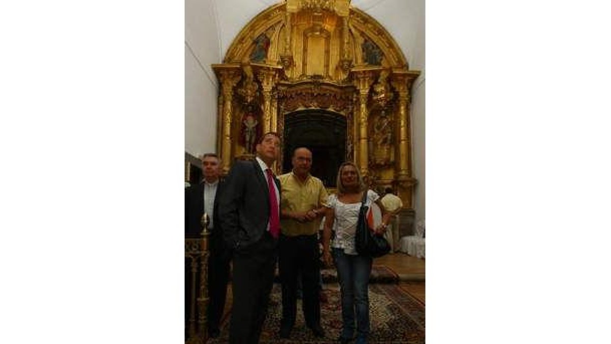 Riesco acompañó a la jefa de rehabilitación en la visita.