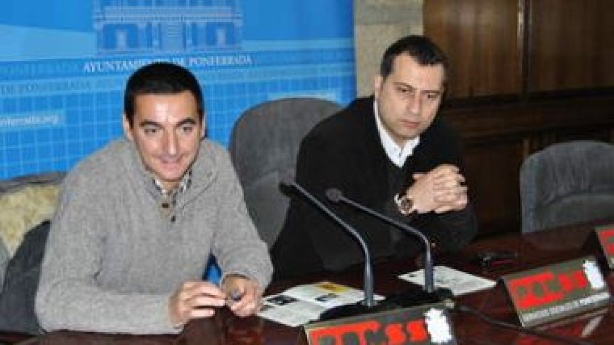 José Carlos Ruiz y Reiner Cortés presentaron ayer la feria de la solidaridad.
