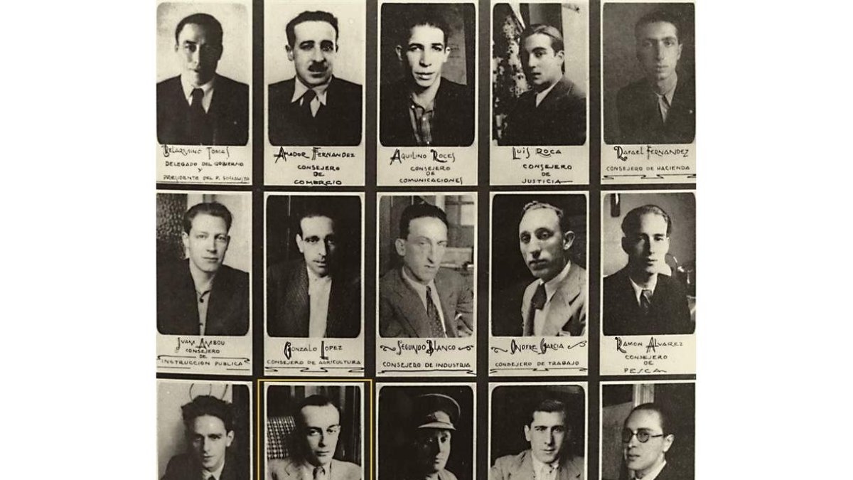 Los integrantes del Consejo Soberano de Asturias y León. El primero es su presidente, Belarmino Tomás. ARCHIVO