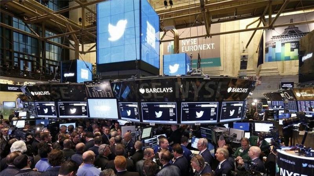 Debut en Wall Street de Twitter.