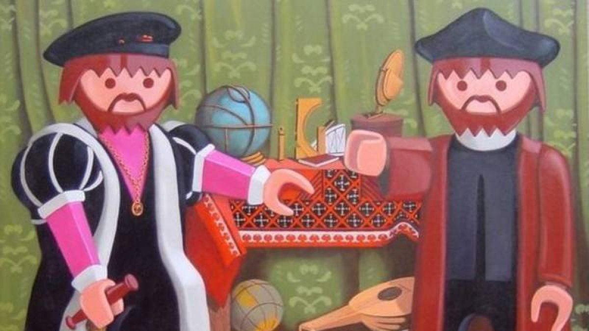 Obra de Ginés Celdrán que forma parte de la exposición.
