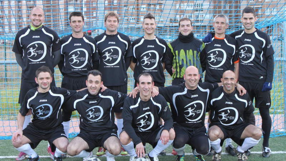 Formación de la Ponferradina C de la categoría benjamín.
