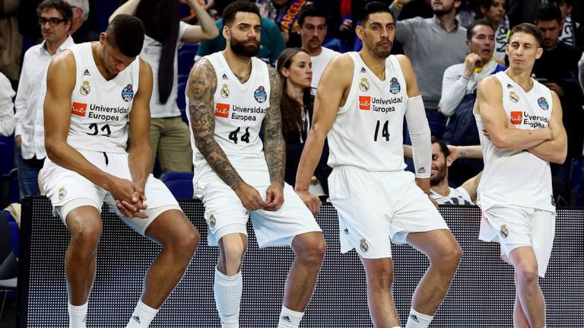 Los jugadores del Real Madrid continúan indignados tras la final de Copa ante el Barcelona. MARISCAL