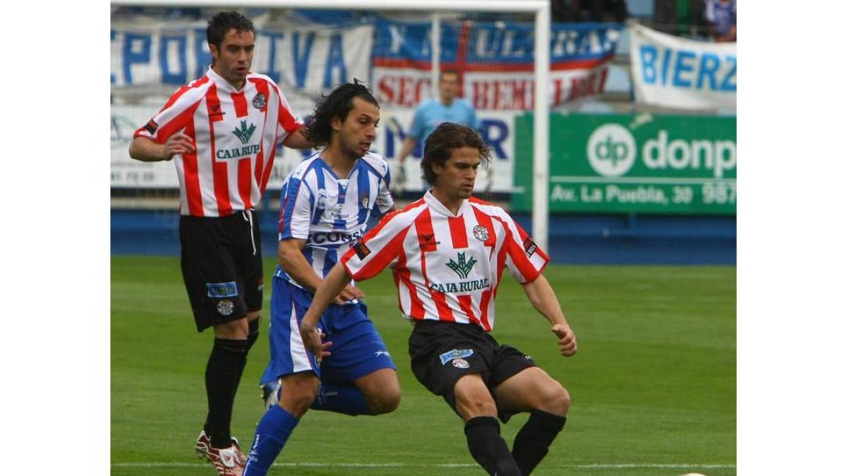 Sergio Mantecón, cuando jugaba en la SD Ponferradina.