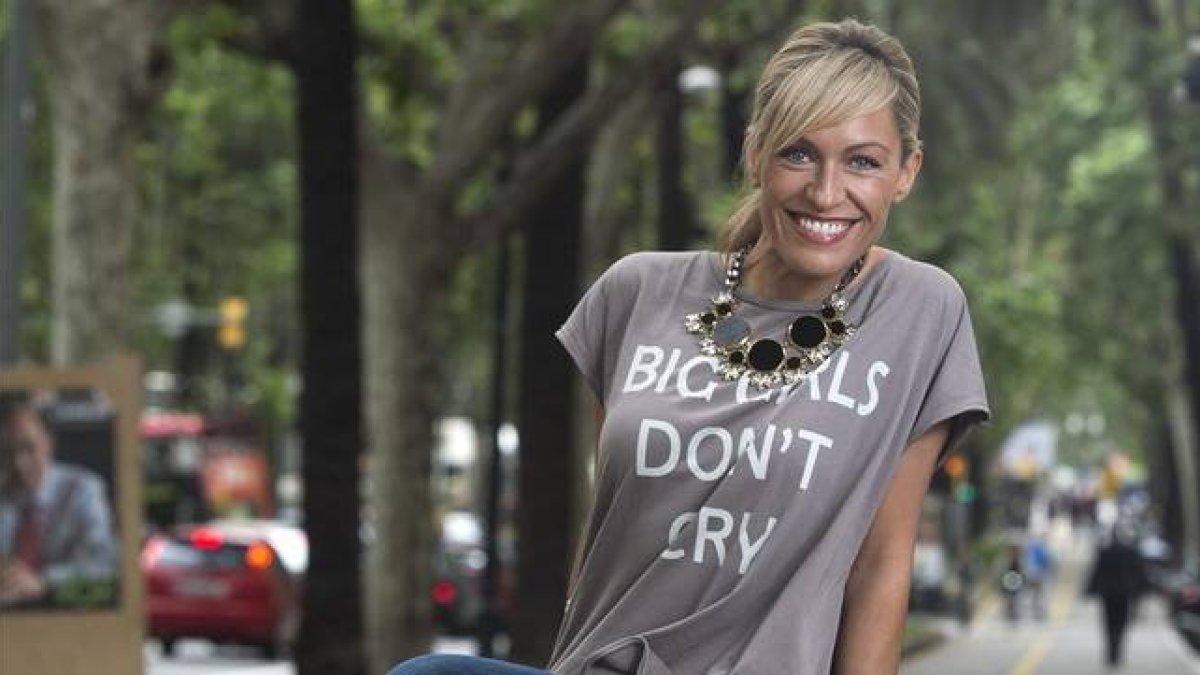 Luján Argüelles, presentadora del 'reality' 'Un príncipe para Laura'.