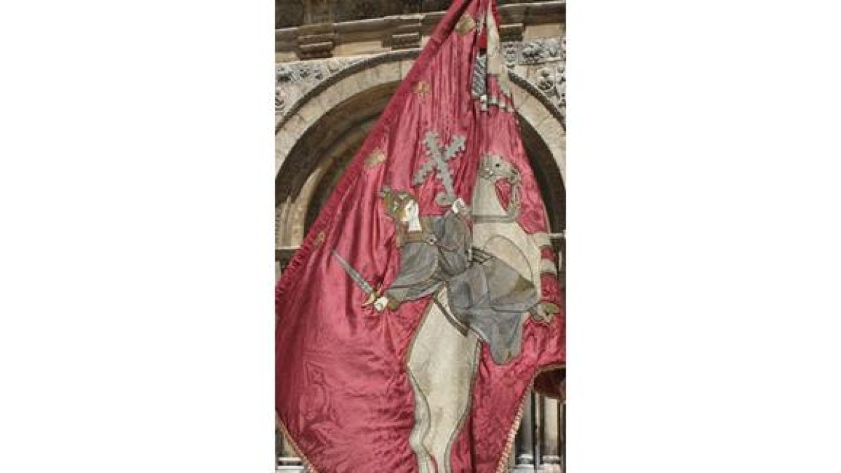 Imagen del Pendón de Baeza, símbolo principal de la orden imperial.