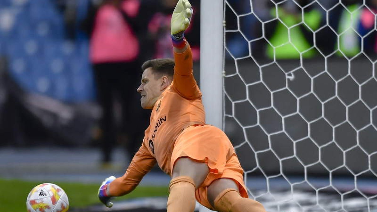 El partido de Ter Stegen frente al Betis en semifinales fue el de un jugador que sabe que está en el mejor momento de su carrera. STR