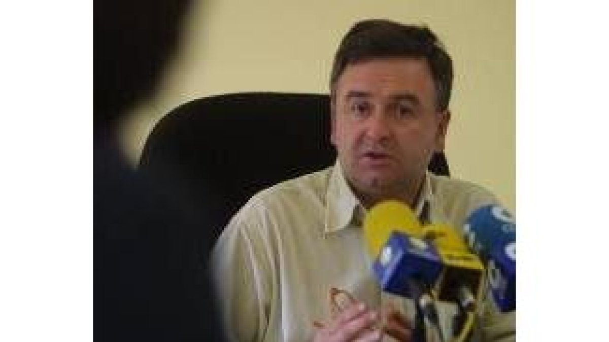El presidente del Patronato de Turismo, Valentín Fernández, ayer