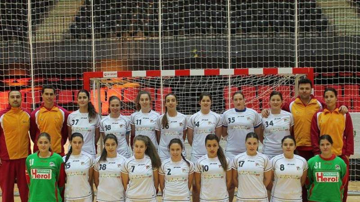 La selección de Castilla y León que hoy pugnará por el oro.