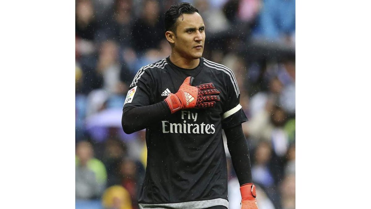 El meta costarricense del Madrid, Keylor Navas. BALLESTEROS