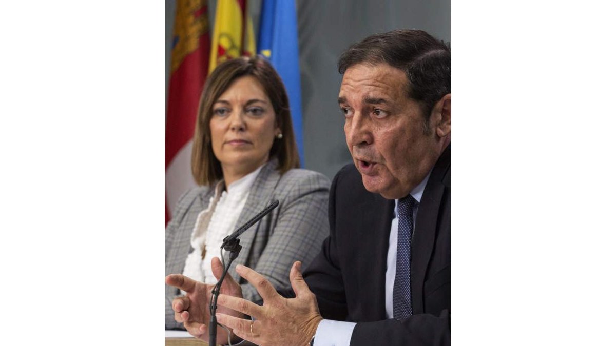 Milagros Marcos y Sáez, ayer en rueda de prensa. R. GARCÍA
