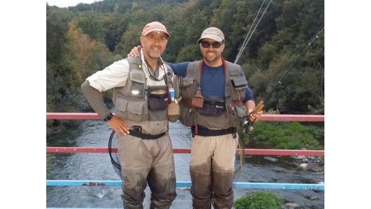 Pablo Castro y Manuel A. Iglesias, participantes en el nacional. P. V.