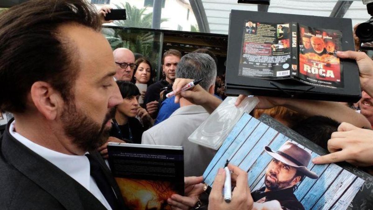Nicolás Cage, en su vista a Sitges, el año pasado.