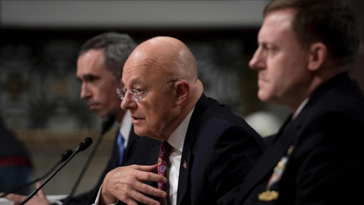 Los responsables de la inteligencia estadounidense, en el Congreso.