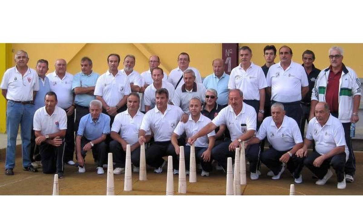 Los jugadores participantes en el Campeonato Nacional. DL