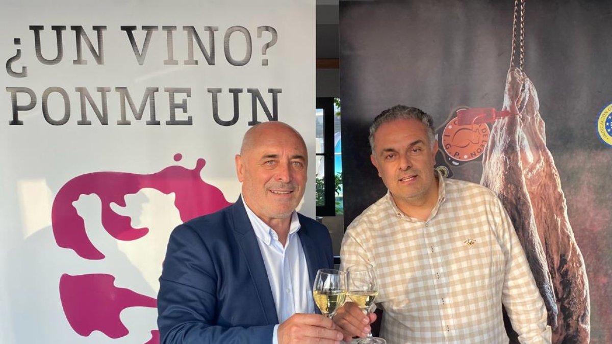 Rafael Blanco, presidente de la DO León, y José Luis Blanco,  presidente de la IGP Cecina de León. DL