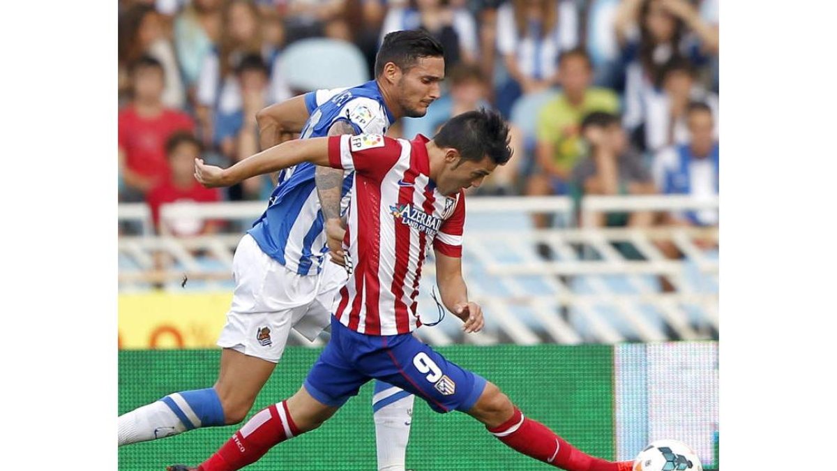 Villa fue el jugador más destacado del Atlético.