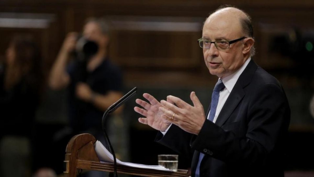 El ministro de Hacienda, Cristóbal Montoro.