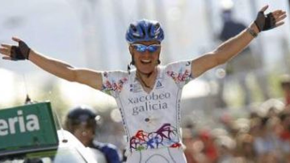 David García fue el último vencedor en suelo leonés de la Vuelta. Fue en el 2008 en Ponferrada.