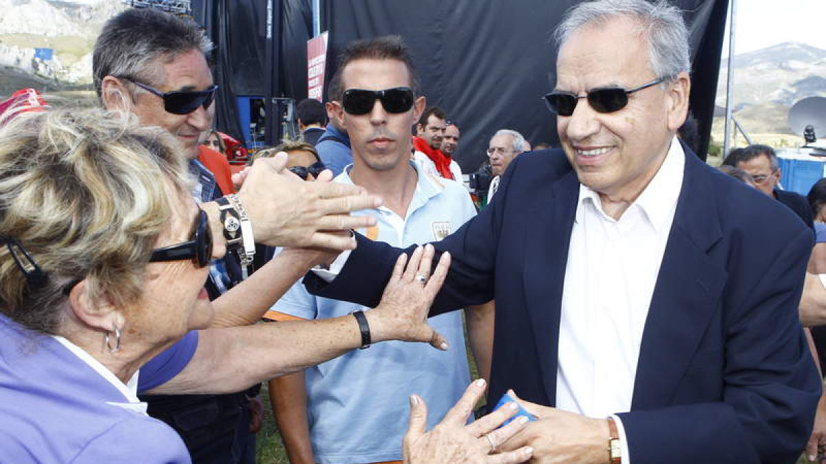 López Luna, Guerra, Méndez y Villa, ayer en Rodiezmo.