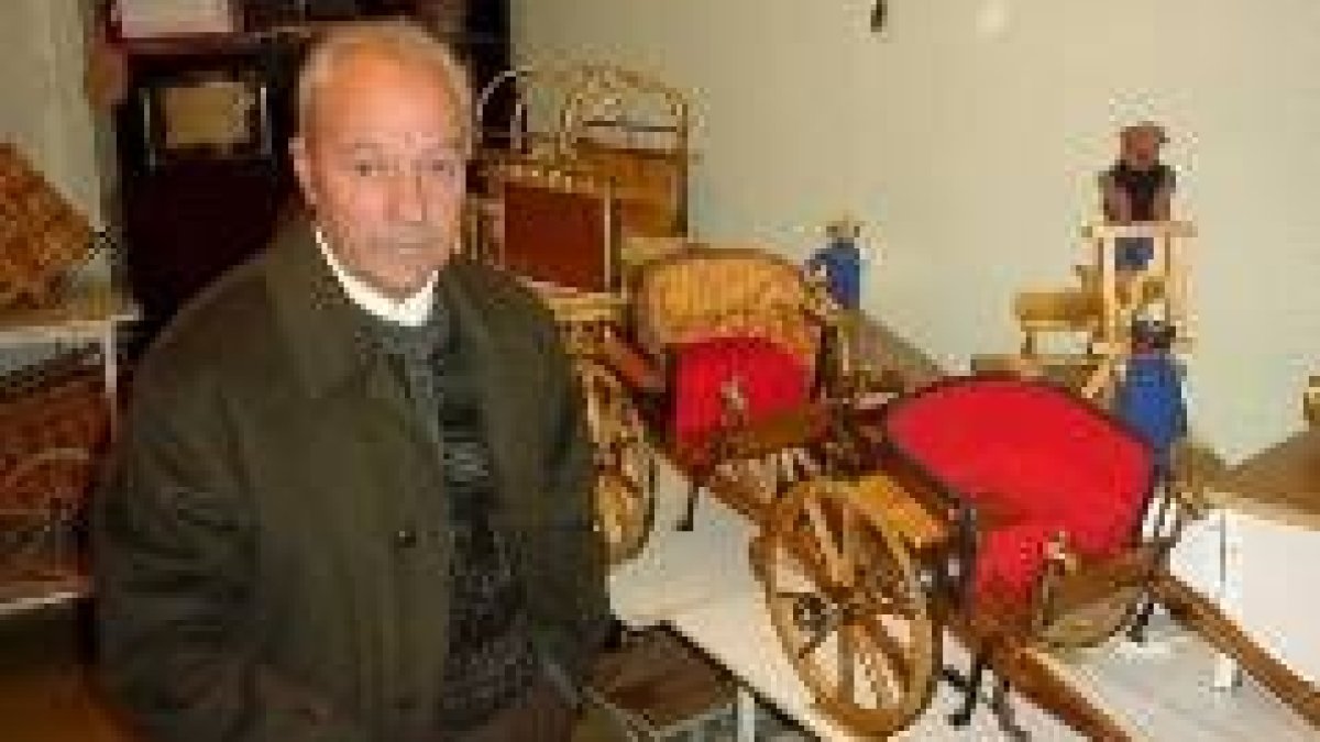 La maqueta de la fragua fue la primera que Luis Méndez realizó