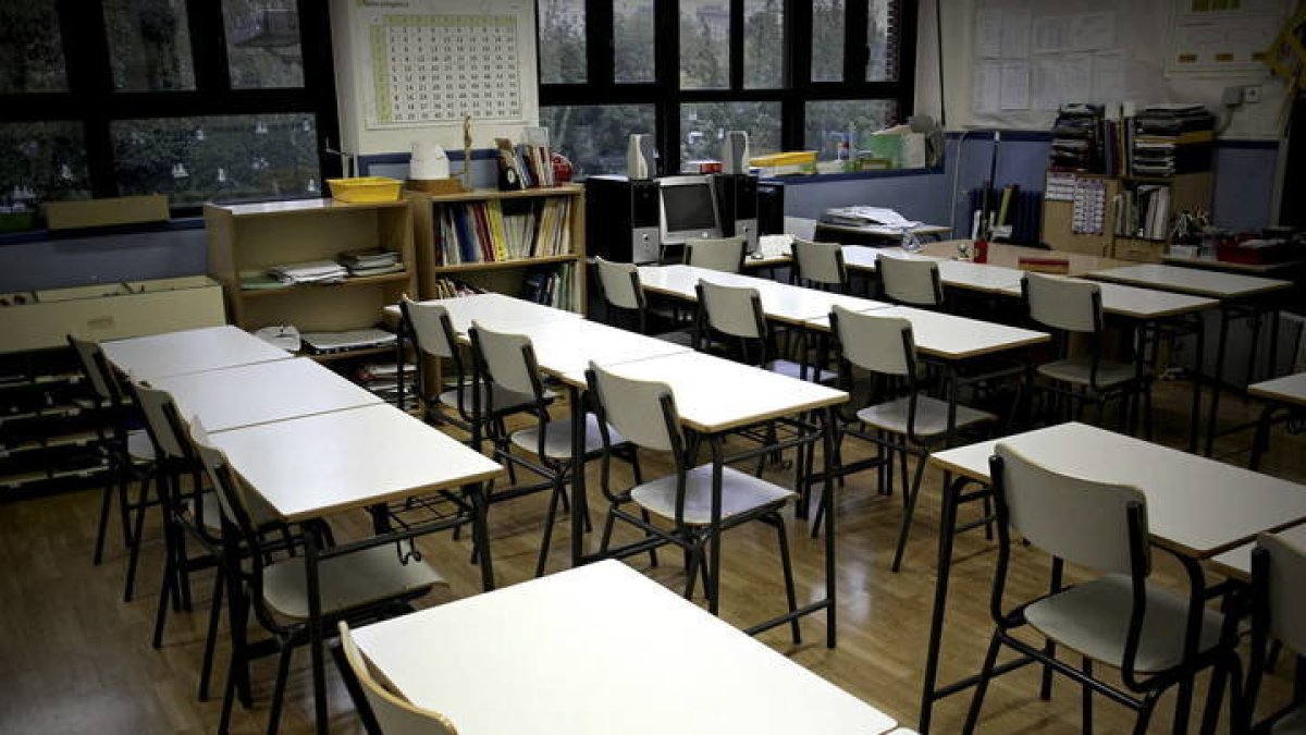 Imagen de un aula de Educación Secundaria. PACO CAMPOS