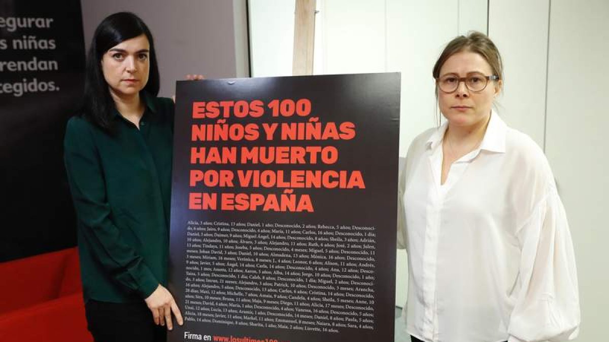 Laura Pérez Picarzo, directora de Comunicación, y Ana Sastre Campo, directora de Sensibilización de Save The Children. JUAN CARLOS HIDALGO
