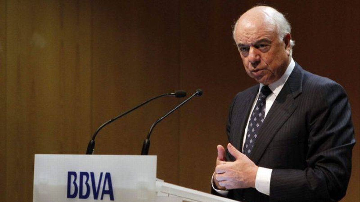 El presidente del BBVA, Francisco González, el pasado 14 de octubre, en Barcelona.