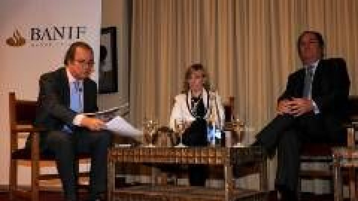 Un momento de la mesa debate de Banif, ayer en el Hostal San Marcos