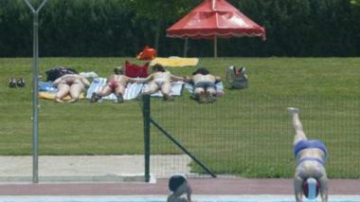 Las piscinas de La Palomera.