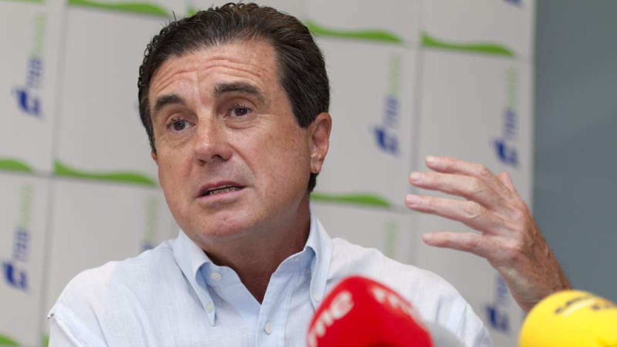 El ex presidente del Gobierno Balear, Jaume Matas, en una rueda de prensa.