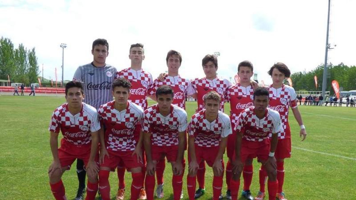 Formación de la selección de Castilla y León que se clasificó para disputar la final nacional. FCYLF