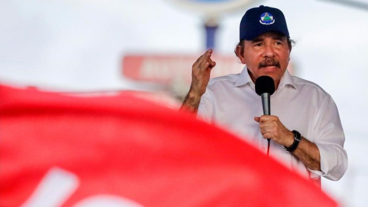 Ortega se dirige a sus simpatizantes