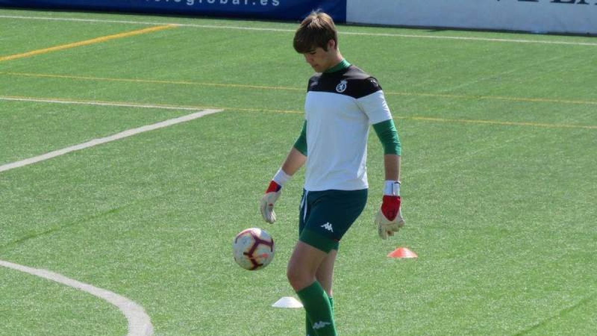 El portero leonés Fran González que milita en el Real Madrid. DL
