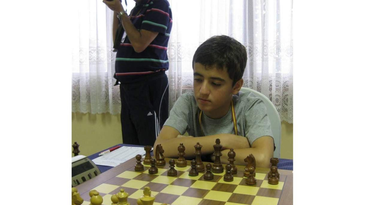 Jaime Santos durante una de las partidas del campeonato.
