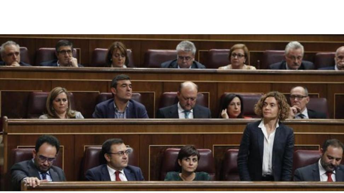 La portavoz del PSC en el Congreso, Meritxell Batet, el pasado octubre