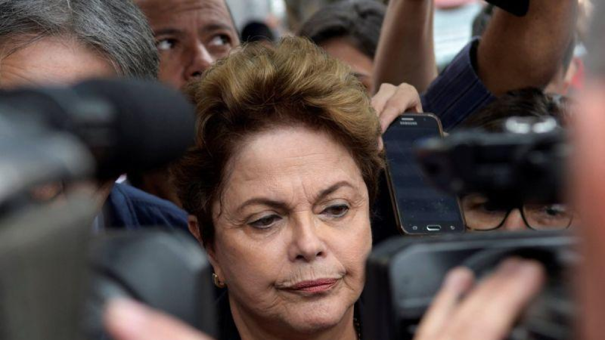 Rousseff se presentó a los comicios para la Cámara Alta en un intento por volver a la vida política.