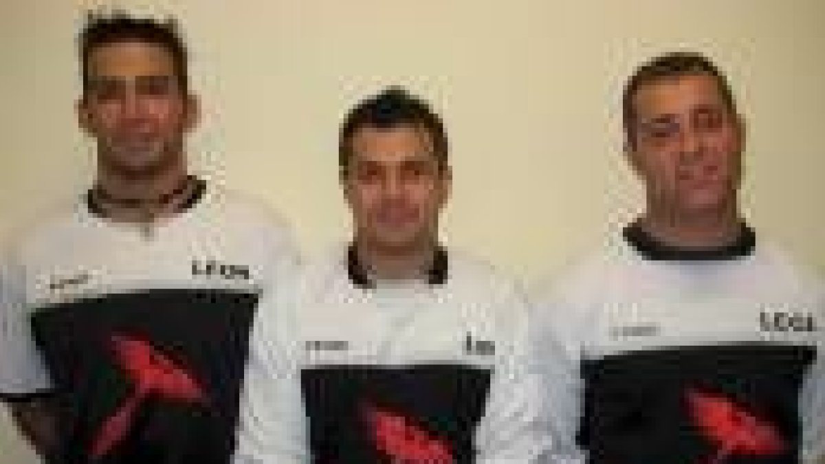 Héctor García «El Divino», Javier Oblanca y Diego Arce