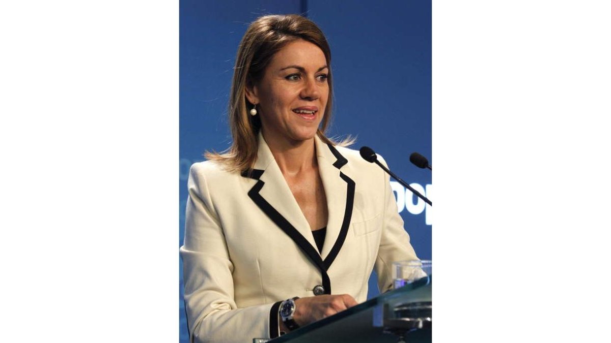 La secretaria general del PP, María Dolores de Cospedal.