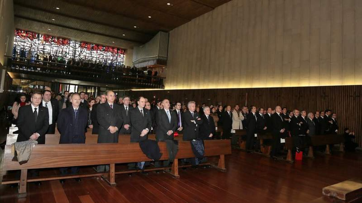 Imagen de las autoridades presentes en el transcurso del acto celebrado ayer.