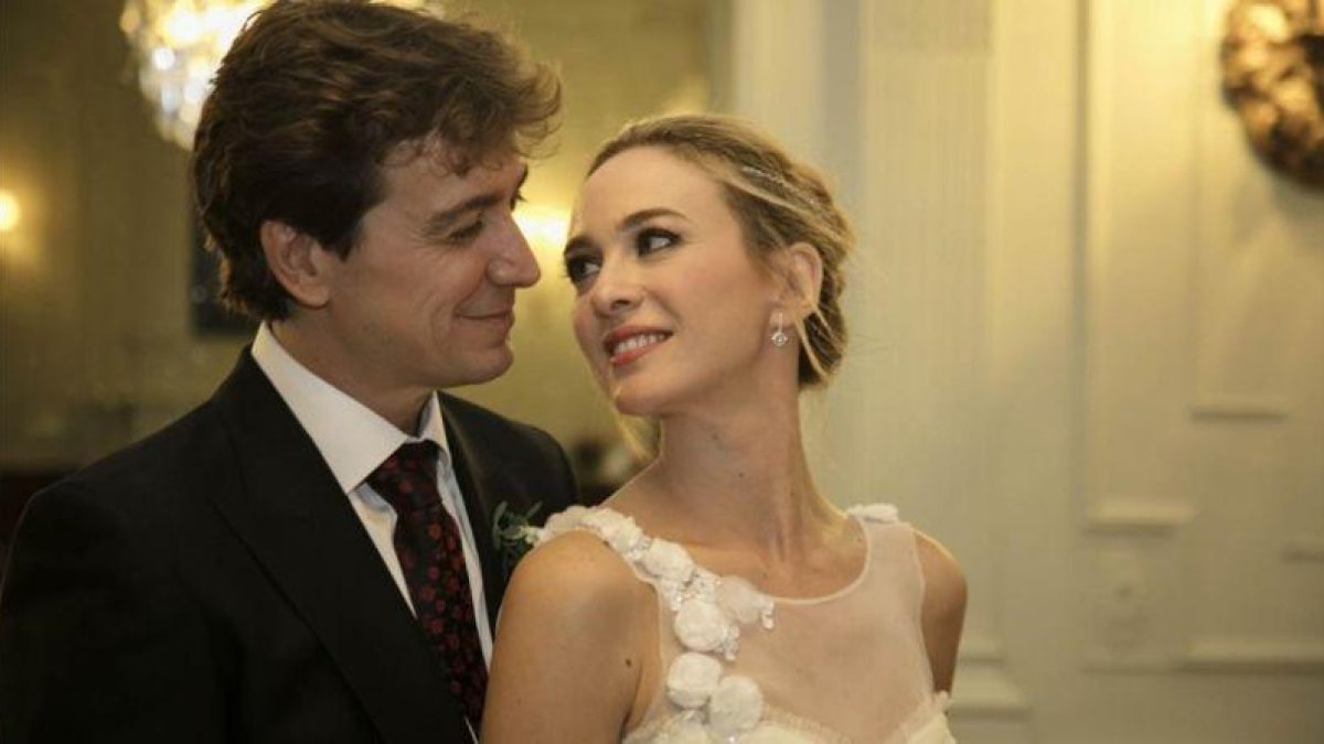 Marta Hazas y Javier Veiga se dan el 'sí, quiero' en Santander.