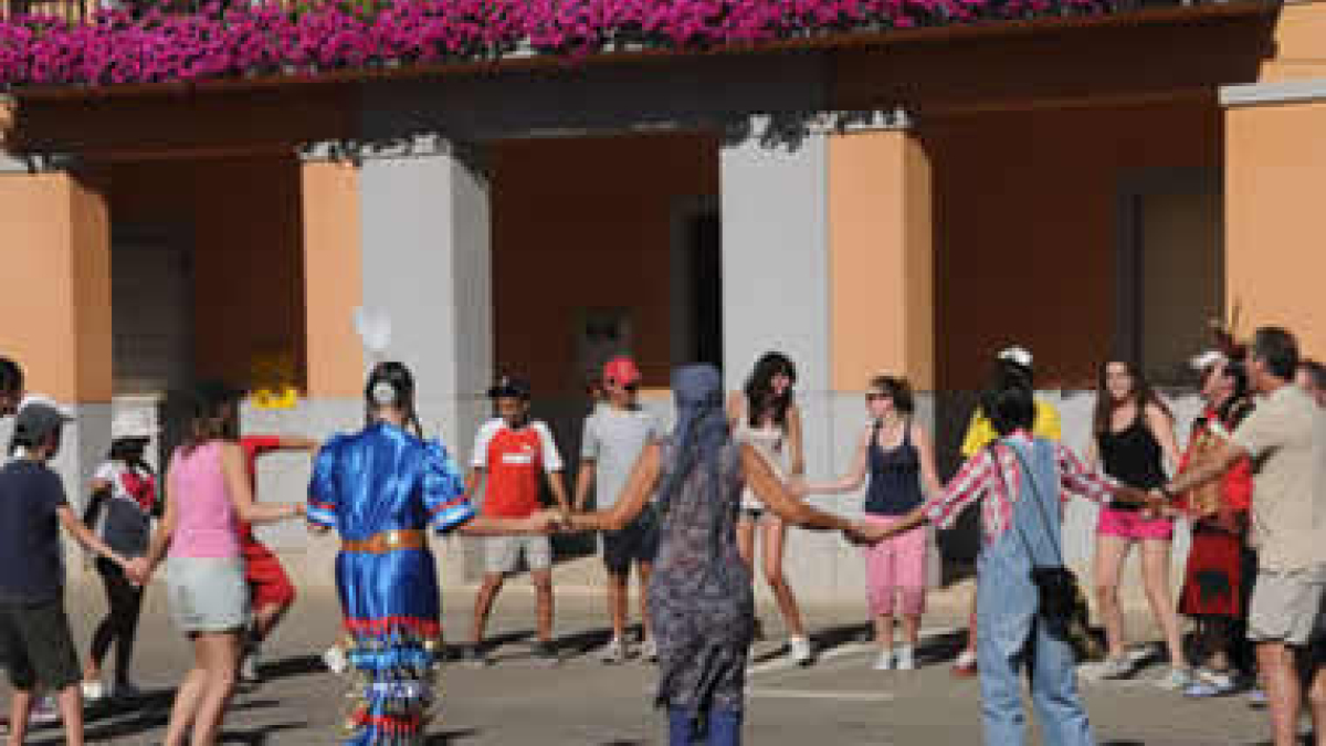 Una de las actividades de la Feria Mágica.