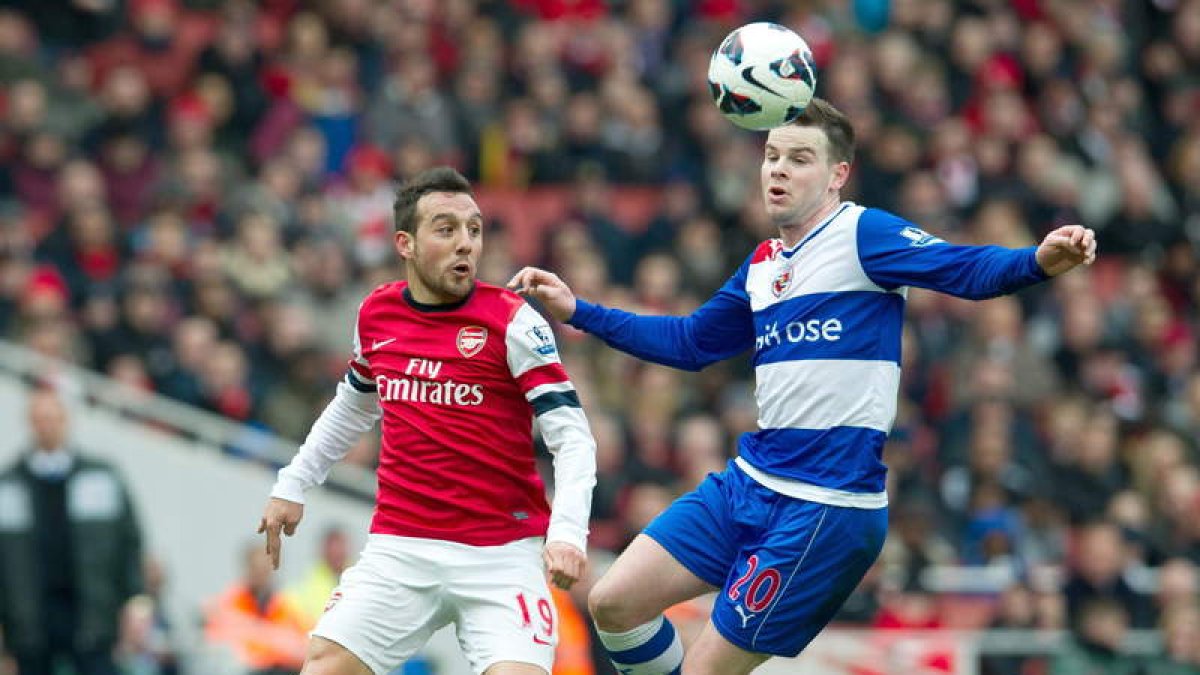 Cazorla, a la izquierda, fue decisivo en el triunfo del Arsenal.